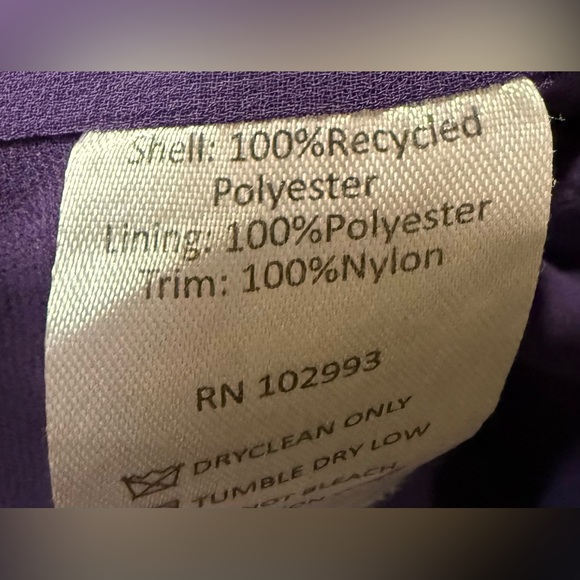 KOCHÉ COLLECTIVE Purple / Black Lace Trim Dot Romantic Slip Dress 36 /‎ 4 $364 - Picture 9 of 9